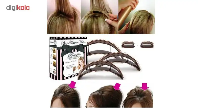 تل مو Bumpits مدل حجم دهنده بسته 5 عددی