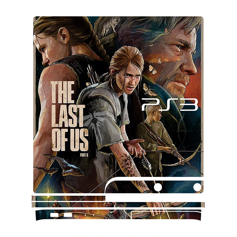 برچسب پلی استیشن 3 اسلیم توییجین وموییجین مدل last of us 05 مجموعه 6عددی