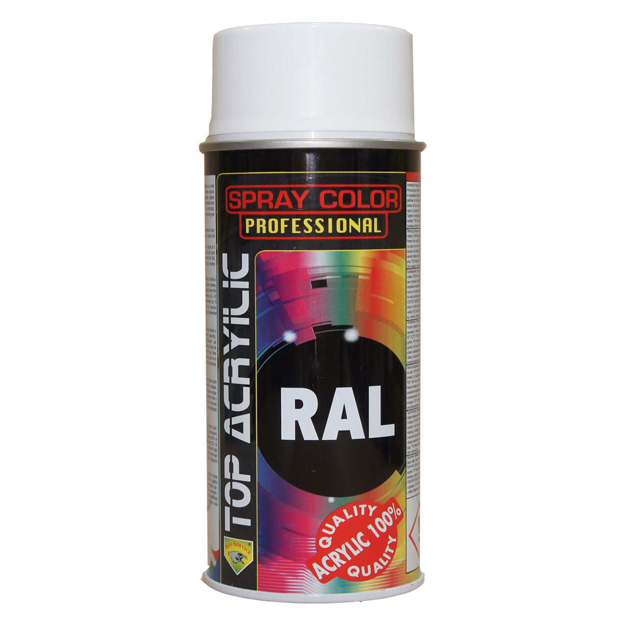 اسپری رنگ سفید براق اکوسرویس مدل RALL 9010 حجم 400 میلی لیتری