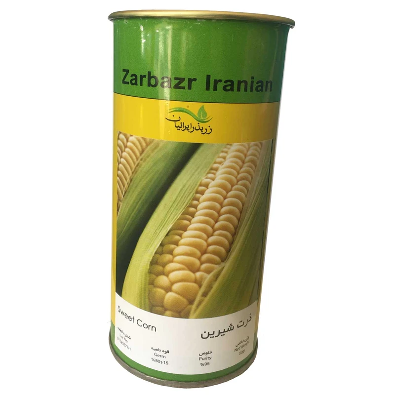 بذر ذرت شیرین زر بذر ایرانیان قوطی 50 گرمی مدل GH50g-29