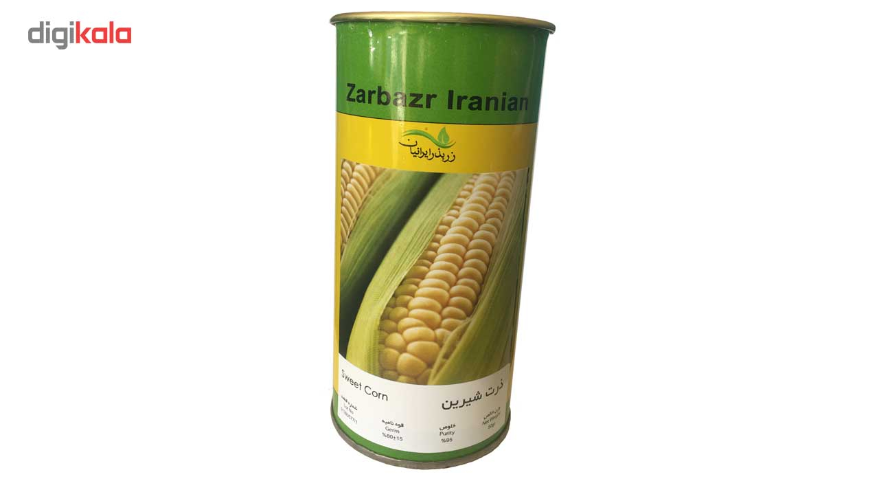 بذر ذرت شیرین زر بذر ایرانیان قوطی 50 گرمی مدل GH50g-29