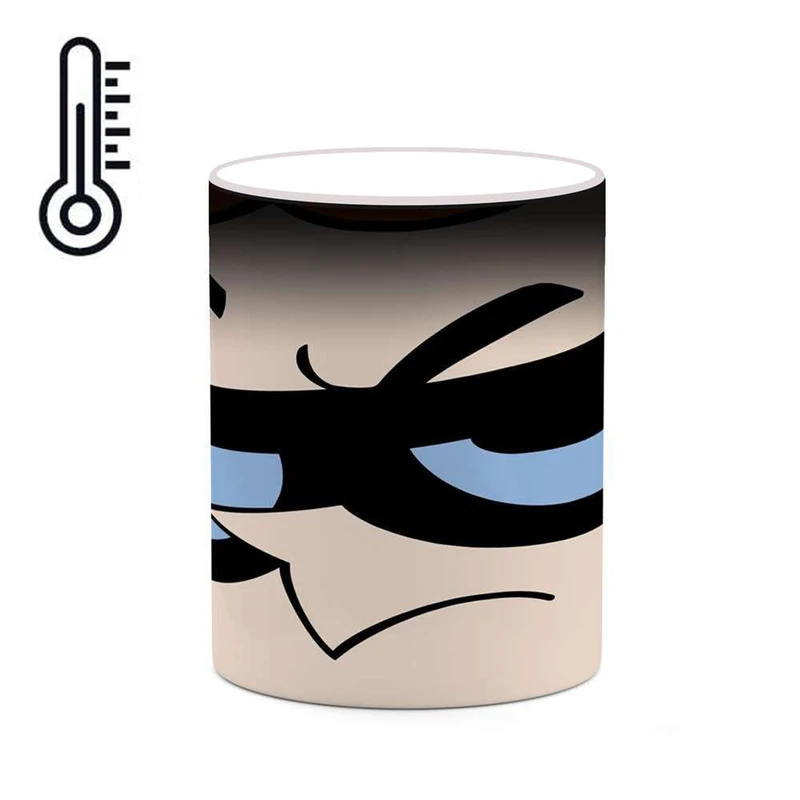 ماگ حرارتی کاکتی مدل کارتون Dexter's Laboratory کد mgh22456