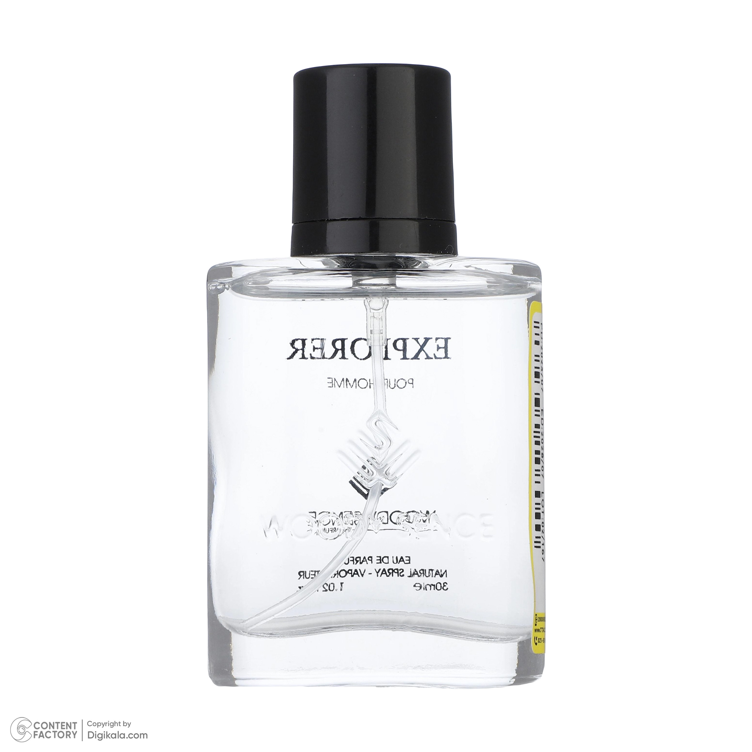 عطر جیبی مردانه وودی سنس مدل Explorer  حجم 30 میلی لیتر