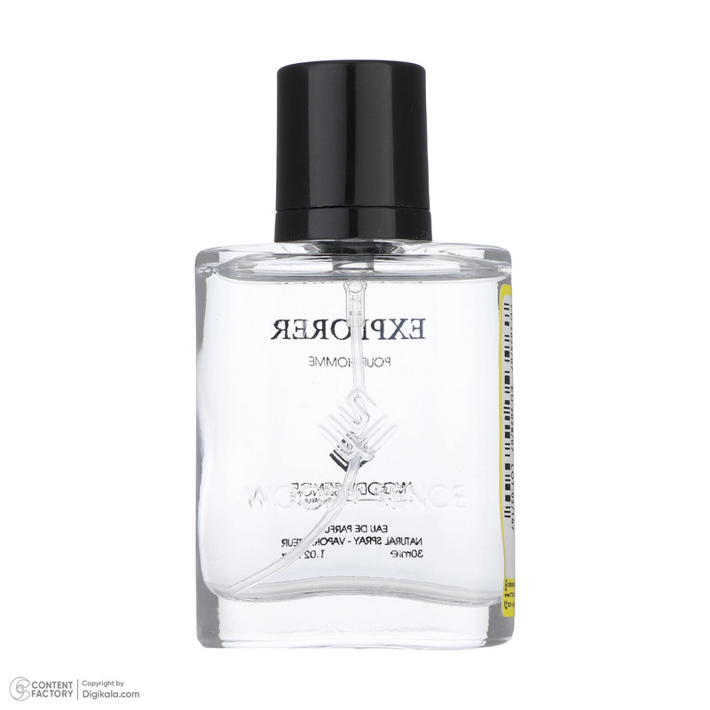 عطر جیبی مردانه وودی سنس مدل Explorer  حجم 30 میلی لیتر