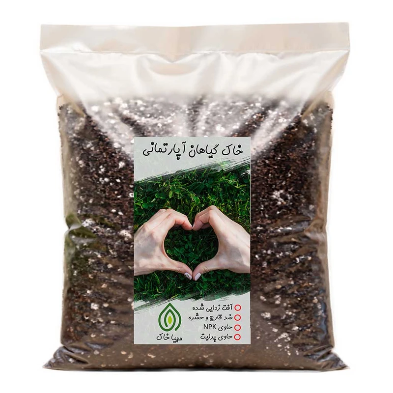 خاک گیاهان آپارتمانی مهیا خاک مدل 4LTR وزن 2 کیلوگرم