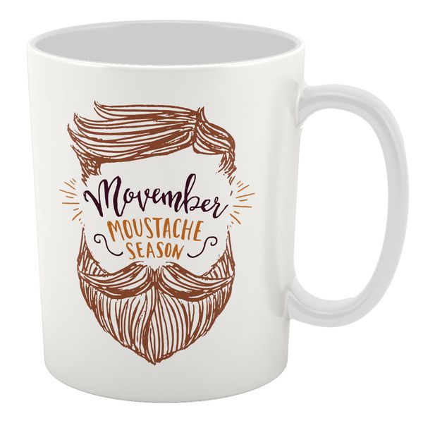 ماگ سرامیکی پاتیلوک طرح Movember مدل 130128 ماگ سرامیکی پاتیلوک طرح Movember مدل 130128