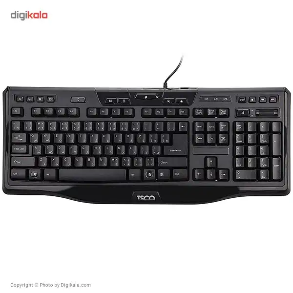 کیبورد تسکو مدل TK 8018 با حروف فارسی