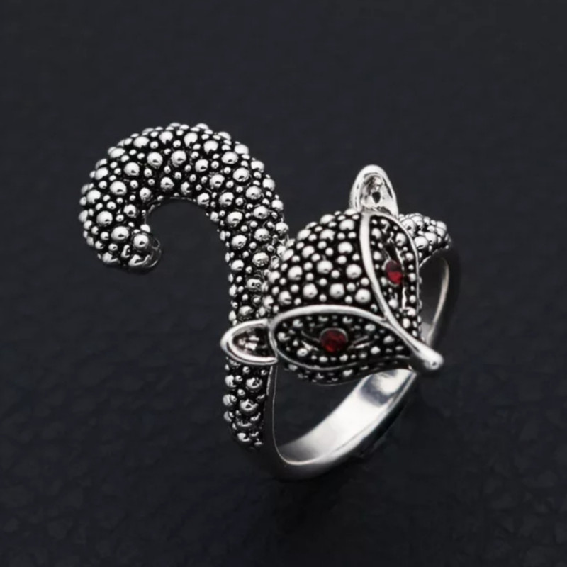 انگشتر دخترانه طرح سنجاب انگشتر دخترانه طرح سنجاب