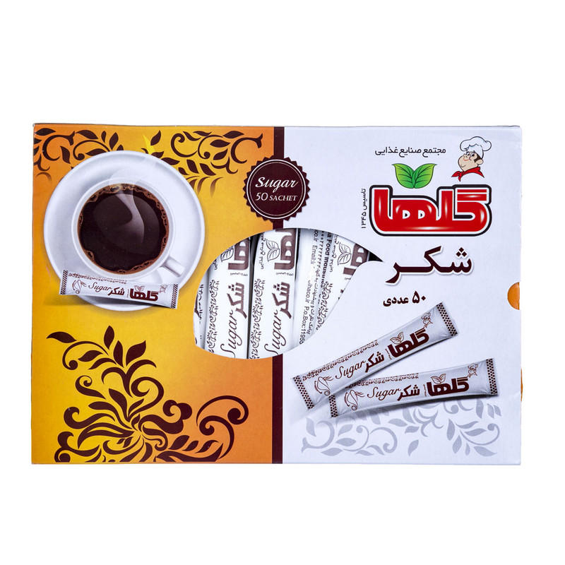 شکر گلها بسته 50 عددی