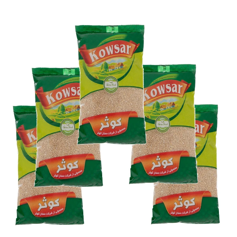 بلغور گندم کوثر - 700 گرمی بسته 5 عددی