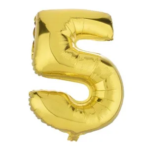 بادکنک فویلی مدل Five سایز 120