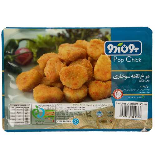 مرغ لقمه سوخاری بون آدو مقدار 527 گرم