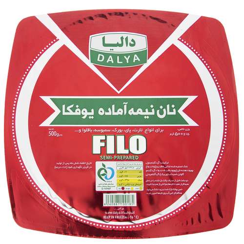 نان نیمه آماده گرد یوفکا دالیا مقدار 500 گرم