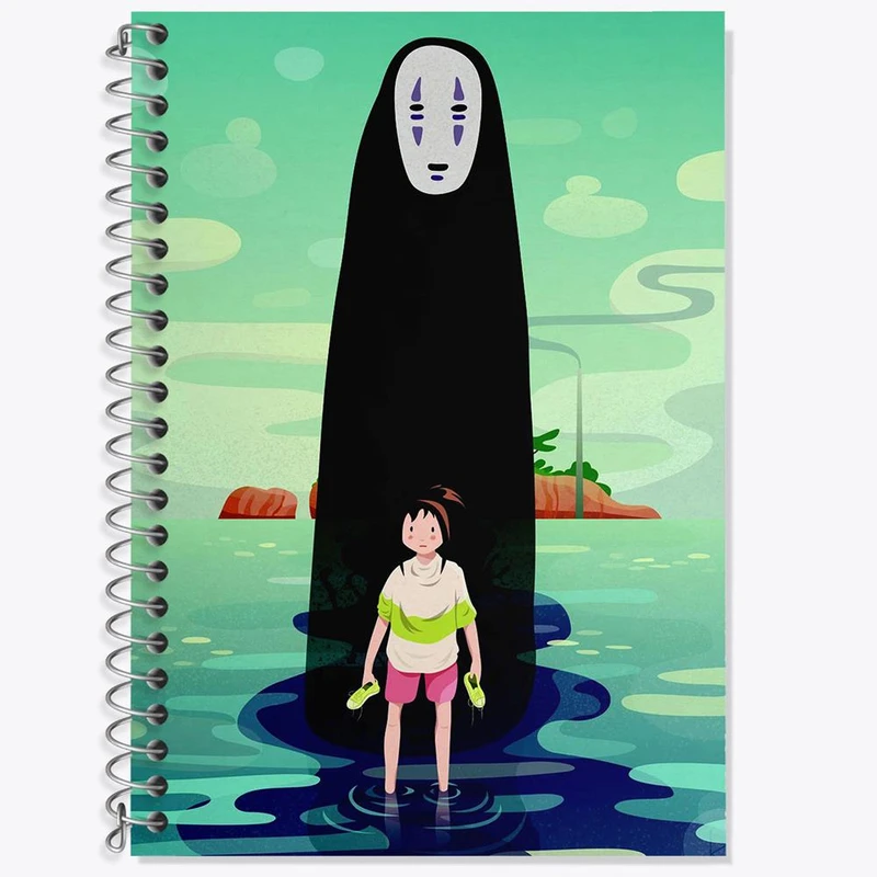 دفتر لغت 50 برگ خندالو مدل انیمه شهر اشباح Spirited Away کد 4882