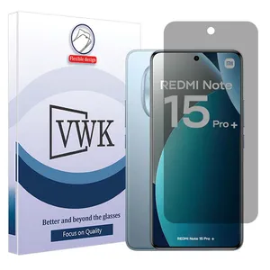 VWK Hydrogel model privacy screen protector suitable for Xiaomi Redmi Note 15 Pro Plus mobile phone