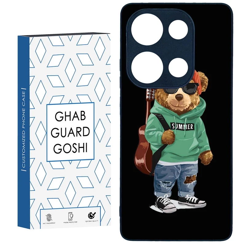 کاور قاب گارد گوشی طرح تدی کد TPU-041 مناسب برای گوشی موبایل شیائومی Redmi Note 13 Pro 4G / Poco M6 Pro 4G