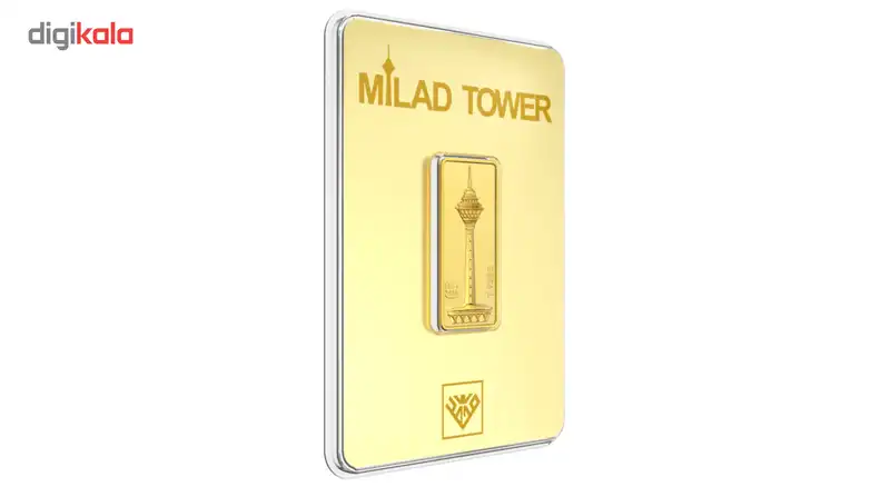 شمش طلا 24 عیار طلای محمد مدل برج میلاد BE