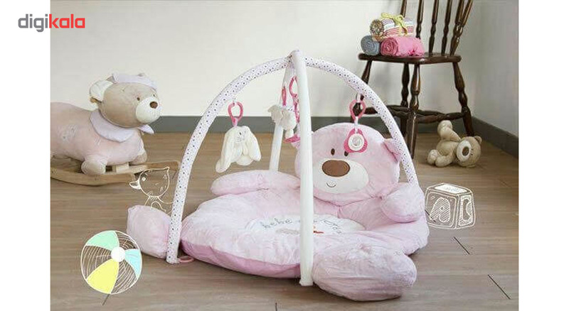 تشک بازی مادرکر مدل Tedy Pink تشک بازی مادرکر مدل Tedy Pink