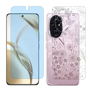 Glass Together model anti blue screen protector suitable for Honor 200 mobile phone with back cover sticker