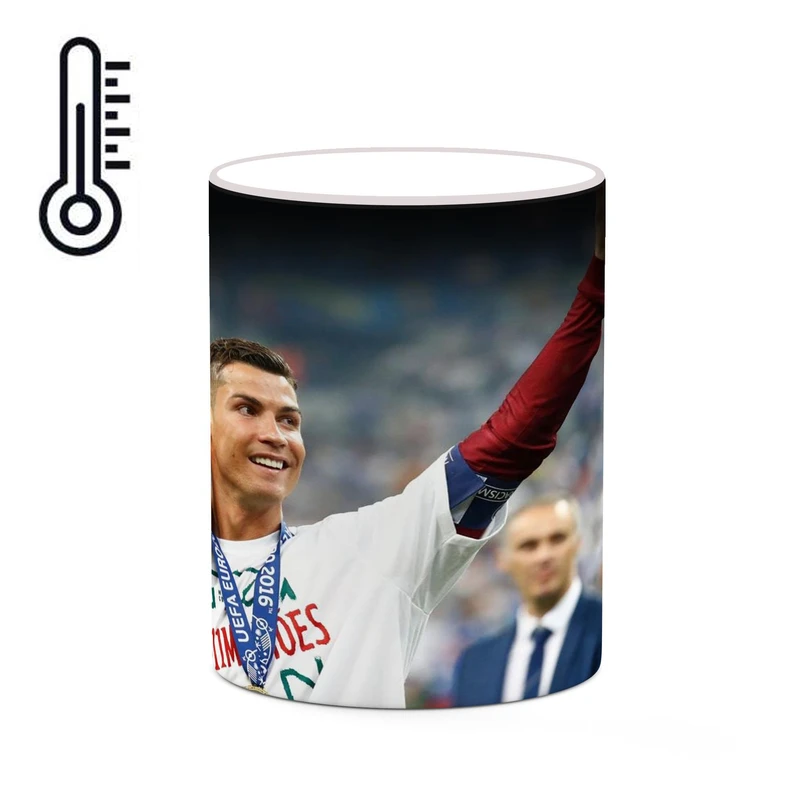 ماگ حرارتی کاکتی طرح Ronaldo رونالدو مدل mgh43055