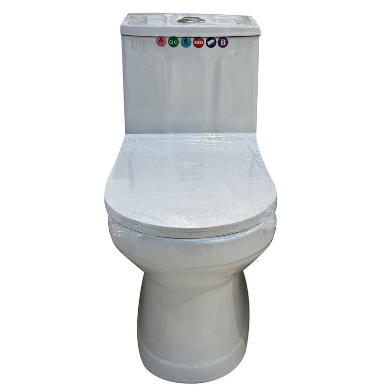 توالت فرنگی دو زمانه مدل لیندا بیده دار خودشوردار