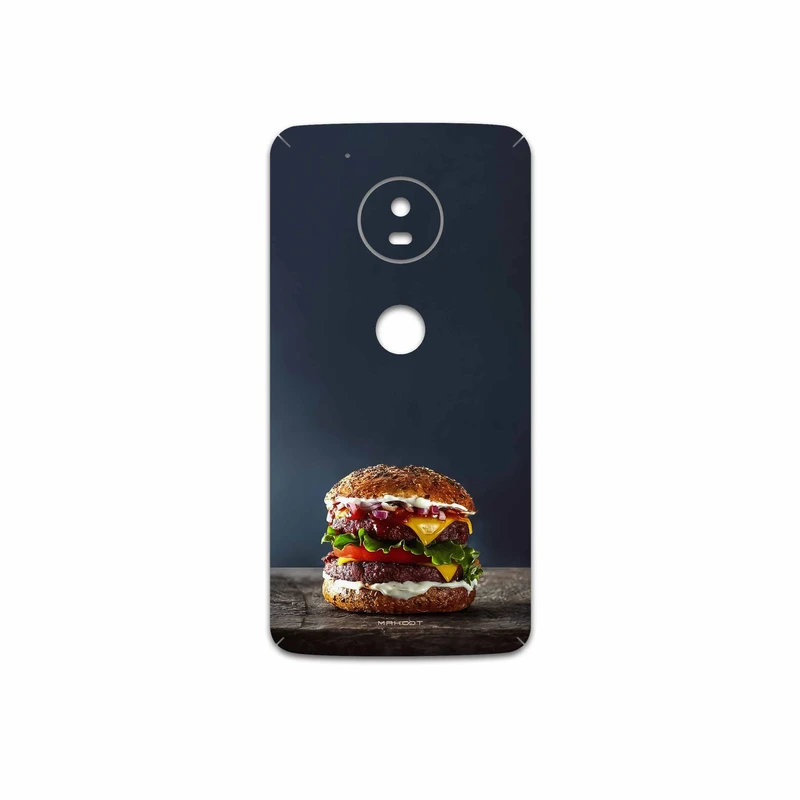 برچسب پوششی ماهوت مدل Hamburger مناسب برای گوشی موبایل موتورولا Moto G5