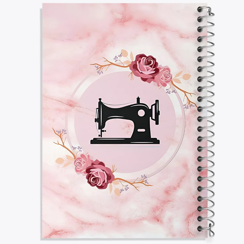 دفتر لیست خرید 50 برگ خندالو طرح چرخ خیاطی کد N2029