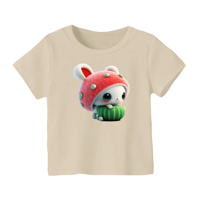 تی شرت آستین کوتاه بچگانه مدل خرگوش یلدایی کد 1