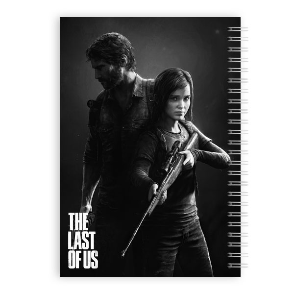 دفتر 50 برگ طرح The Last Of Us مدل Joel And Ellie