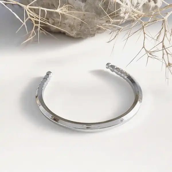 النگو زنانه مدل مفتولی خلخال شیاردار کد JW551.1