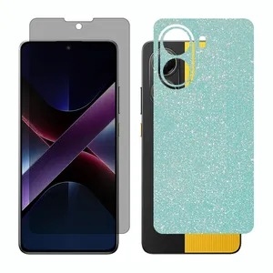 Glass Together model privacy screen protector suitable for Xiaomi Poco X7 Pro mobile phone with back cover sticker
