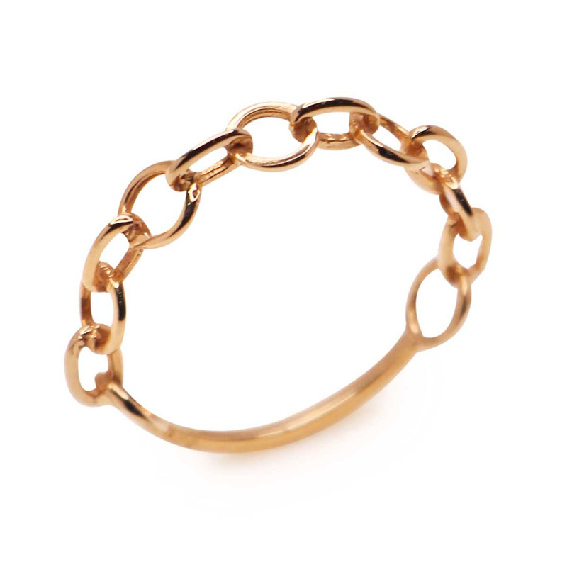 انگشتر طلا 18 عیار زنانه طلای ترنم مدل لیبرا ۴ سایز 55