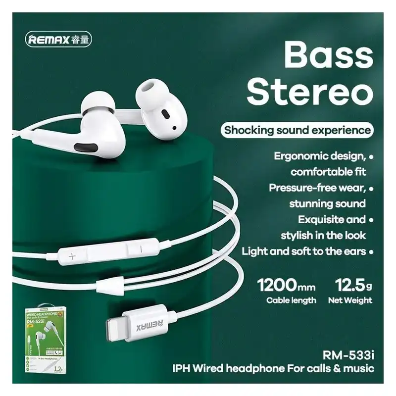 هندزفری ریمکس مدل RM-533i