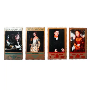 تمبر یادگاری طرح تابلو نقاشی مدل کلاسیک کد TABLO-101 مجموعه 4 عددی