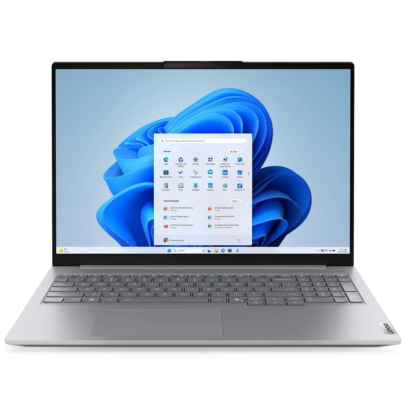 لپ تاپ 16 اینچی لنوو مدل ThinkBook 16 G8 IAL-Core Ultra 7 255H-32GB DDR5 5600MHz-1TB SSD-IPS 60Hz-Backlit-Fingerprint به همراه کیف - کاستوم شده