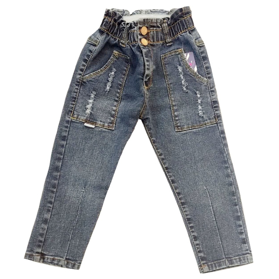 شلوار جین دخترانه مدل Bobon 7128