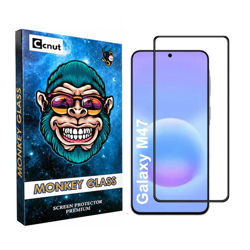 محافظ صفحه نمایش شیشه ای کوکونات مدل FULL-MNK مناسب برای گوشی موبایل سامسونگ Galaxy M47