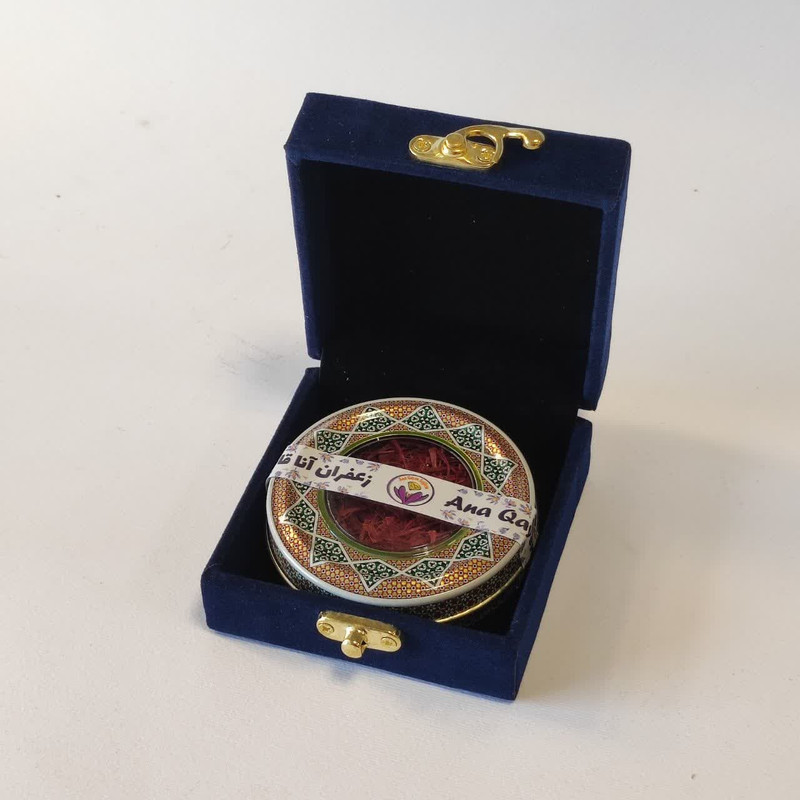 ظرف زعفران مدل کادویی