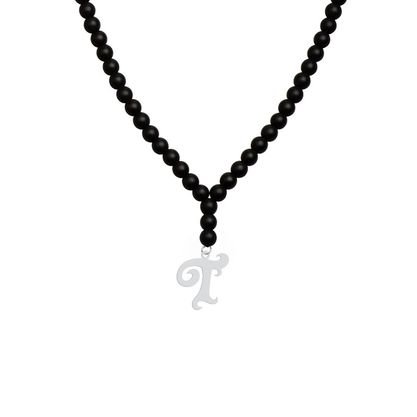 گردنبند نقره زنانه هایکا مدل حرف T کد n.ha1-802