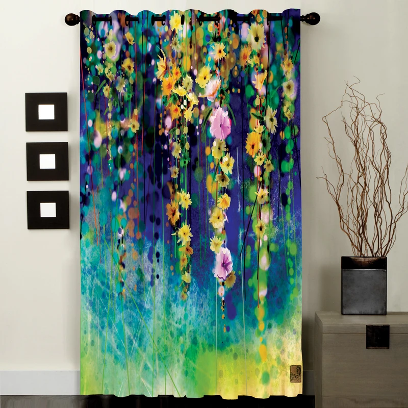 پرده رنس مدل CC1-50827 سایز 138x290سانتی متر 