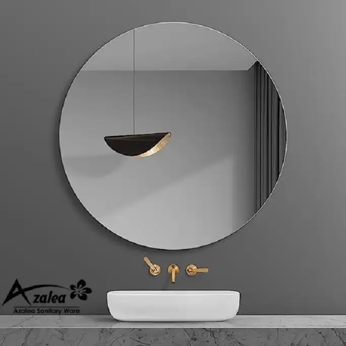 آینه سرویس بهداشتی آزالیا مدل دایره گرد 50