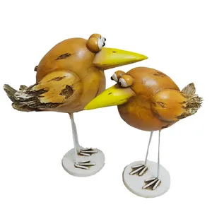 مجسمه مدل کلاغ مجموعه 2 عددی