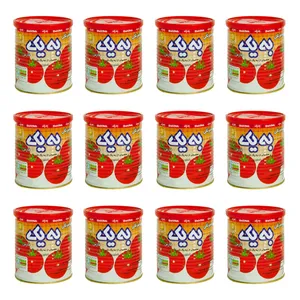 رب گوجه فرنگی به یک فارس - 800 گرم بسته 12 عددی