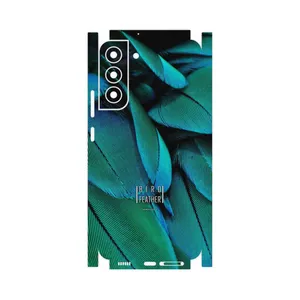 MAHOOT Green Feather-FullSkin Cover Sticker for Samsung Galaxy S22 Plus 5G