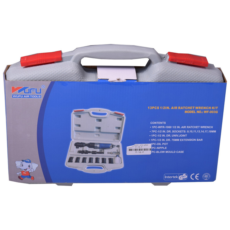 مجموعه 13 عددی آچار جغجغه ای بادی ووفو مدل WF003G