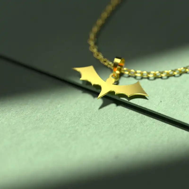 گردنبند طلا 18 عیار زنانه مدوپد مدل هالووین کد G3-1-1056