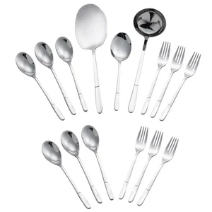 سرویس قاشق و چنگال 15 پارچه جی فی نی مدل G-56