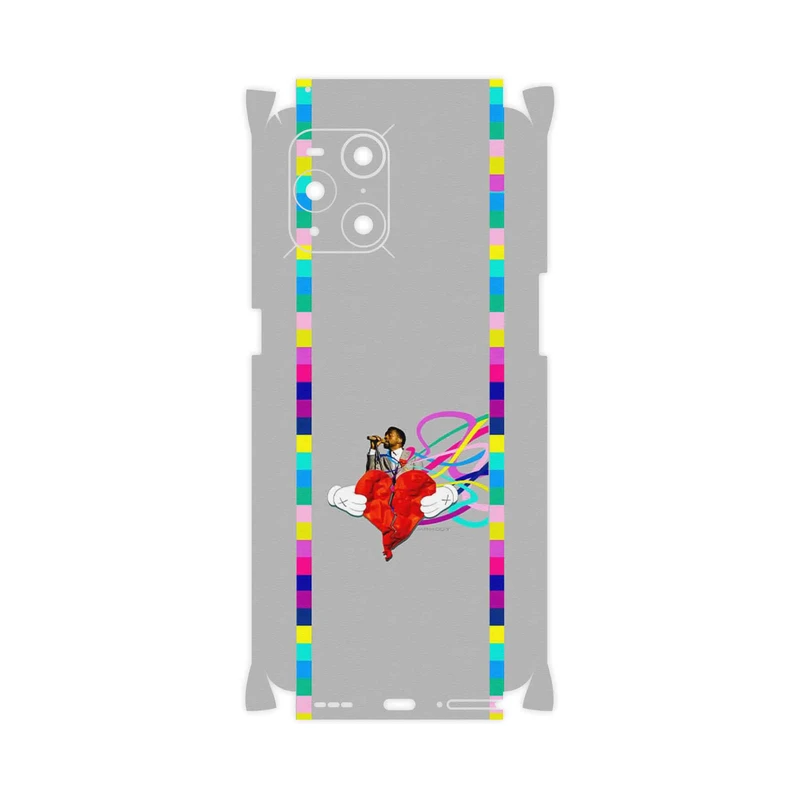 برچسب پوششی ماهوت مدل Collage of Heartbreak-FullSkin مناسب برای گوشی موبایل اپو Find X3 Pro