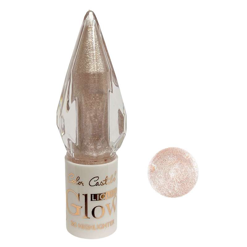 هایلایتر کالر کاستل مدل الماسی شماره 05 رنگ رزگلد