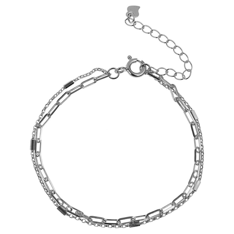 دستبند نقره زنانه مدل 68933 دستبند نقره زنانه مدل 68933